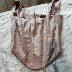 House of CB Blush Floral Corset Top